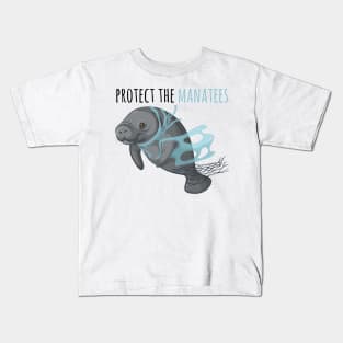Protect The Manatees, Save the Manatees, Manatees Lovers Kids T-Shirt